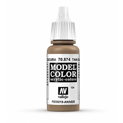 Imagen de Vallejo Model Color Pintura Acrílica, Marrón (Tan Earth), 17 ml