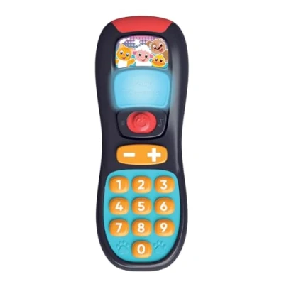 Imagen de Clementoni Juego Musical de bebé 10 Meses, Mando a Distancia Juguete para niños, Regalo electrónico Interactivo parlante Luces y Sonidos, con Canciones, Primera Infancia, Pilas Incluidas,