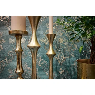 Imagen de Livingwalls My Spa Papel pintado (10,05 x 0,53 m), diseño barroco, color azul y beige