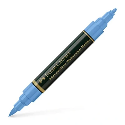 Imagen de Faber Castell 160420 Caja de 4 marcadores acuarelables A. Dürer 120. Color Azul ultramar