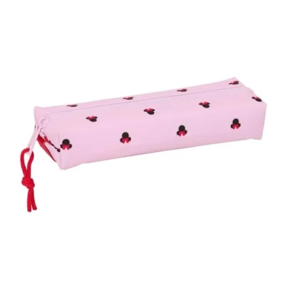 Imagen de Safta Minnie Mouse Naive Portatodo Rectangular Niño, Estuche Infantil, Ideal para Niños en Edad Escolar, Cómodo y Versátil, Calidad Resistencia, 22x7x40 cm