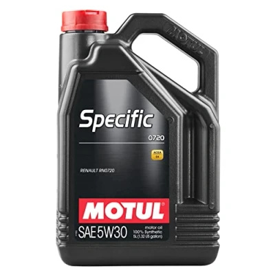 Imagen de Motul Specific 0720 5W 30 5L Aceite de motor 109241 RENAULT: SCENIC 3, Megane 4, Kangoo I, NISSAN: Qashqai / Qashqai+2 X Trail