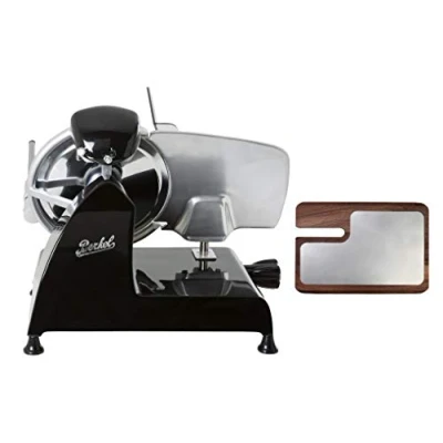 Imagen de BERKEL Cortadora Red Line 250 + Tajadera en ceniza y acero inoxidable (Negro)