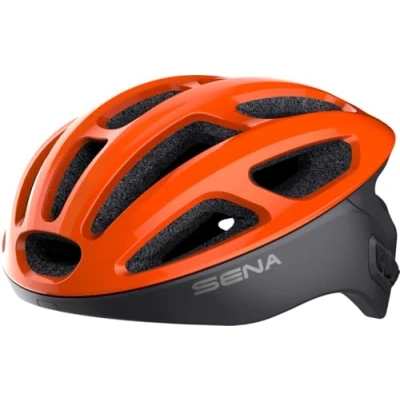 Imagen de Sena R1 Smart Helmet para ciclismo (Electric Tangerine, L)