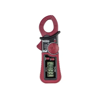 Imagen de Testboy TV 218 pinza amperimétrica digital en miniatura (diseño compacto, verdadero valor eficaz, T RMS, retención de datos, medición corriente 200 A CA/CC, apagado automático), rojo/negro