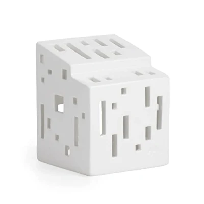 Imagen de Kähler Lichthaus Functio Urbania Objeto Coleccionable, diseño danés, Color Blanco