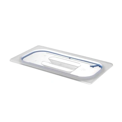 Imagen de HENDI Tapas Gastronorm con cierre hermético PP GN 1/2 Transparente 325x265 mm
