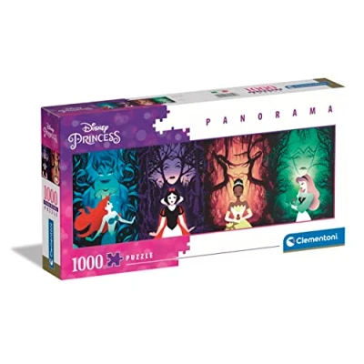 Imagen de Clementoni Puzzle Adulto Panorama 1000 Piezas Disney Princesas Desde 14 años (39722)
