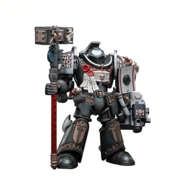 Imagen de Bloomage Joytoy Tech Warhammer 40,000 Grey Knights Terminator Caddon Vibova 1/18 Figura (Net)