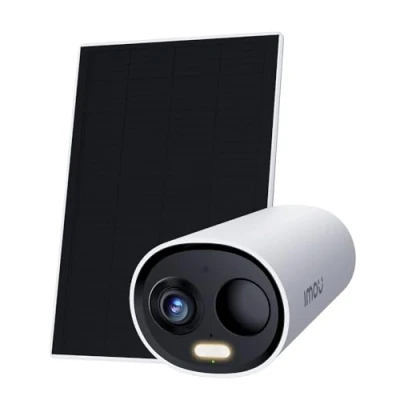 Imagen de Imou 2K Cámara Vigilancia Exterior Solar con Batería, Sin Cable, Visión Nocturna en Color, Detección de Humana, Audio Bidireccional, Admite Tarjeta SD 256G, IP66, Cell 3C+Solar Panel