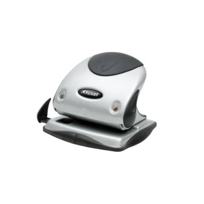 Imagen de REXEL 2100743 Taladro 2 agujeros gama PREMIUM modelo P225 color plata/negro
