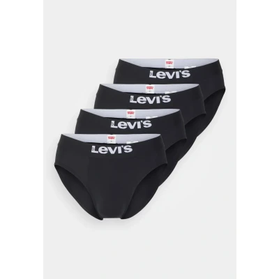 Imagen de Levi&#039;s MEN Solid Basic Brief 4 PACK Braguitas, Hombre, Talla: Large, Black
