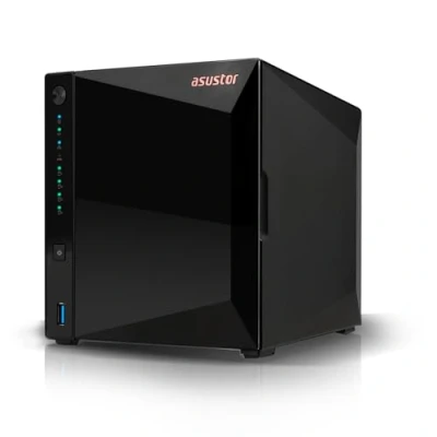 Imagen de Asustor Drivestor 4 Pro Gen2 AS3304T v2, bahías de Almacenamiento en Red, 1,7 GHz Quad Core, Puerto 2,5 GbE, 2 GB RAM DDR4, Conectado Red para la Nube