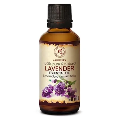 Imagen de Aceite Esencial Lavanda Puro 50ml Lavandula Angustifolia Bulgaria 100% Natural para Calmar Buen Sueño Mejor Belleza Aromaterapia Relajación Masaje Aroma Difusor