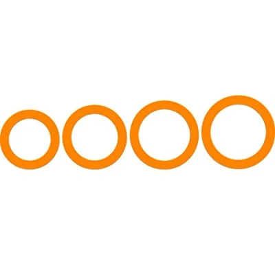 Imagen de Fiskars Shape Template anillos, Plantilla para crear 4 diferentes tamaños, 1003834