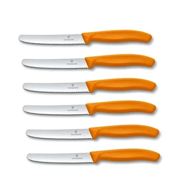 Imagen de Victorinox Swiss Classic Juego de 6 cuchillos mesa (naranja)