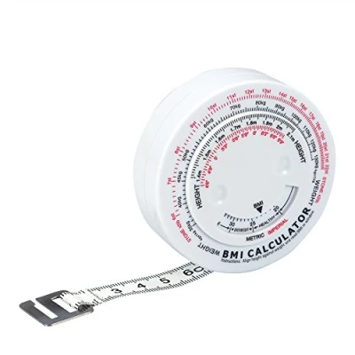 Imagen de Cinta Metrica Corporal, Métrica para el Cuerpo, de Medición Grasa, Retráctil IMC Precisa del índice Masa Corporal la Cintura