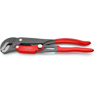 Imagen de Knipex Llave para tubos en forma de S Con ajuste rápido recubierto pintura pulverizada, gris, recubiertos plástico 330 mm 83 61 010