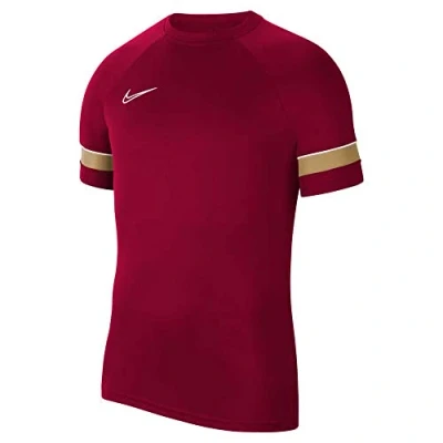 Imagen de Nike Mens Top M Nk DF Acd21 SS, Team Red/White/Jersey Gold/White, Cw6101 677, XS