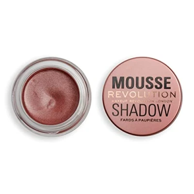 Imagen de Revolution Beauty London Sombra en Mousse Color Cremoso para Mejillas y Ojos, Batido, Fórmula Ligera, De Crema a Polvo, Amber Bronze, 4g