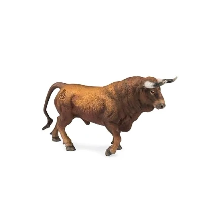 Imagen de Deqube Bravo Colorado Trotando Figura de Toro, Color Marrón, 17X8X4,2 (1)