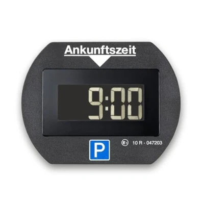Imagen de Needit Disco de estacionamiento electrónico Park Lite I automático eléctrico con autorización la Agencia Federal Viajes Reloj Parque Digital 2 Pantallas y