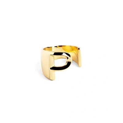 Imagen de Singularu Anillo Anillo, Mujer, Talla: One Size, Letra p oro