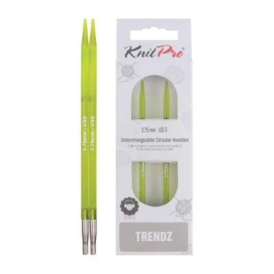 Imagen de KnitPro Trendz: Knitting Pins: Circular: Interchangeable: 3,75 mm, Acrílico, 3.75mm