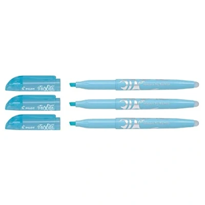 Imagen de PILOT Lot de 3 Surligneurs FriXion Light Soft effaçable bleu pastel