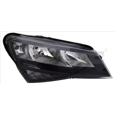 Imagen de TYC 20 19175 05 2 Faros derecha H7/H7, W16W con luz diurna para circulación por la electromotor SKODA: Superb III Familiar