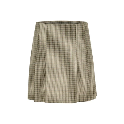 Imagen de Culture Cuastra Falda plisada, Mujer, Talla: 40, Botanical garden dune check