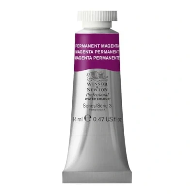 Imagen de Winsor &amp; Newton Acuarela Profesional Pintura de Acuarela, Alta Luminosidad, Resistente a la Luz, Calidad Archivo, Tubo 14 ML, Color Magenta Permanente (Quinacridona)