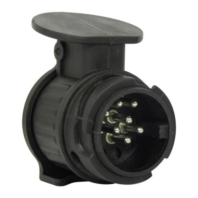 Imagen de CARPOINT 0429518 Tomacorriente remolque 13 (M), 7 (F) Plástico con tapa contra salpicaduras ISO 11446, 1724 N