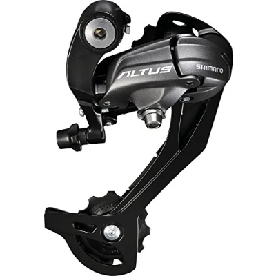 Imagen de Shimano Desviador Trasero Acera RD M370 Altus SGS velocidades, Hombres, Negro/Negro, 9 Speed
