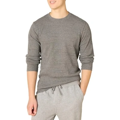 Imagen de Amazon Essentials Camisa de Panal Abeja Manga Larga con Ajuste Entallado Hombre, Color Carbón, XL