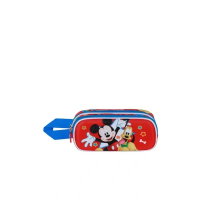 Imagen de Disney Mickey Mouse Star Estuche Portatodo 3D Doble, Multicolor, 22 x 10 cm