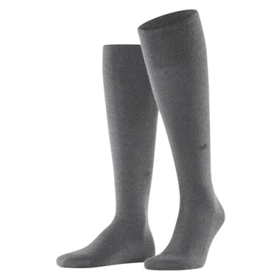 Imagen de Burlington Leeds M KH algodón lana largo unicolor 1 par, Calcetines largos Hombre, Gris (Dark Grey 3070) nuevo ecológico, 40 46
