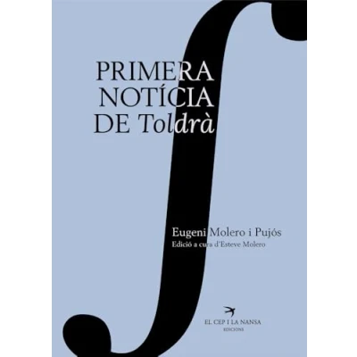 Imagen de Primera notícia de toldrà