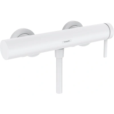 Imagen de hansgrohe Finoris Mezclador monomando de ducha visto, blanco mate, 76620700