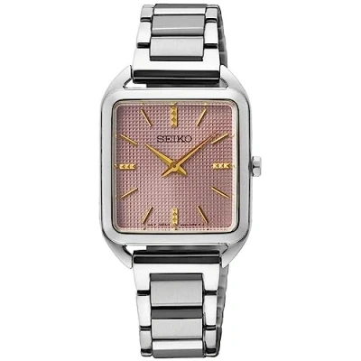 Imagen de Seiko Reloj Analógico para Mujer de Cuarzo con Correa en Acero Inoxidable SWR077P1