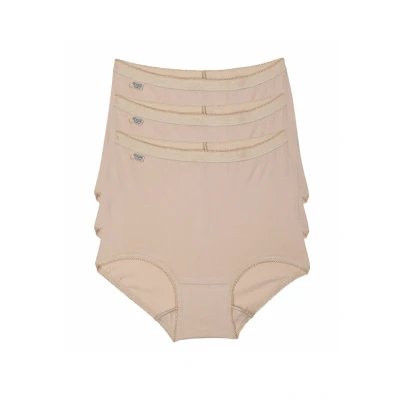 Imagen de Sloggi Basic Plus Maxi 3P Slip para Mujer, Beige (Skin), 46