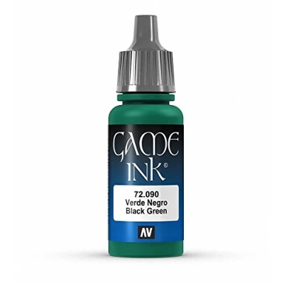 Imagen de TINTA GAME COLOR 17 ML VERDE NEGRO