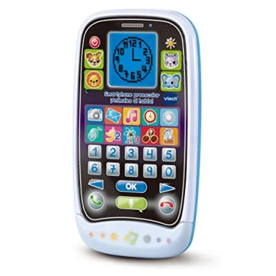 Imagen de VTech Smartphone Preescolar Animales al Habla, Teléfono Inteligente Educativo, Juguete para niños +2 años, Versión ESP