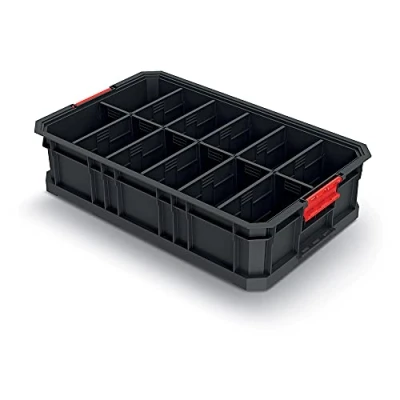 Imagen de Caja modular de transporte con separadores, plástico, 520 x 327 125 mm