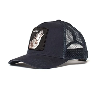 Imagen de Goorin Bros. The Farm Gorro Ajustable béisbol, Azul Marino (Lobo), Talla única para Mujer