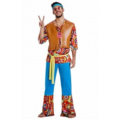 Imagen de Disfraz de Hippie Hombre talla M/L