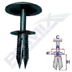 Imagen de ROMIX C10100 Grapa FORD: Transit Mk6 Furgón, Mk5 Tourneo