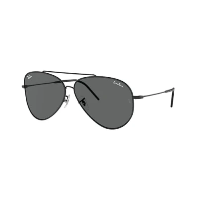 Imagen de Ray Ban Aviator Reverse Unisex Gafas de sol Black/dark grey, Talla: 59, grey