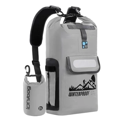 Imagen de IDRYBAG Mochila Seca Impermeable Flotante 20L/30L/40L, Mochilas Secas Impermeables para Hombres, Saco Seco Kayak