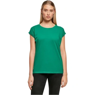 Imagen de Build Your Brand Ladies Extended Shoulder tee Camiseta, Verde Bosque, XXXXXL para Mujer